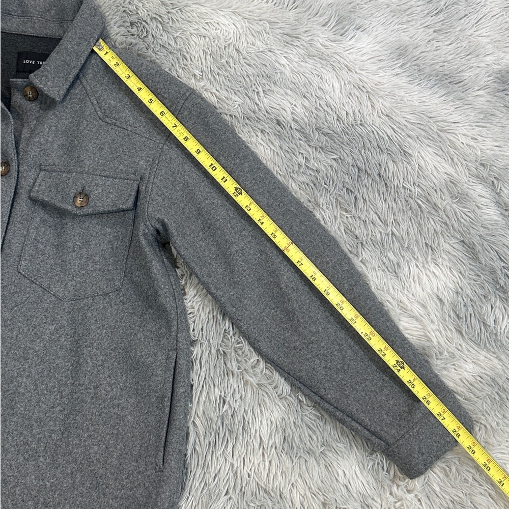 Love Tree Charcoal Gray Shacket - Picture 4 of 8